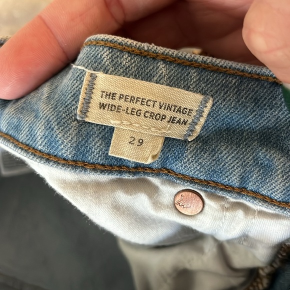 Madewell Wide Leg Crop Jean - Picture 4 of 5